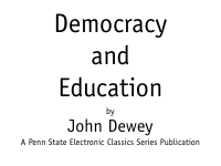 10. democracy and education by dewey.pdf